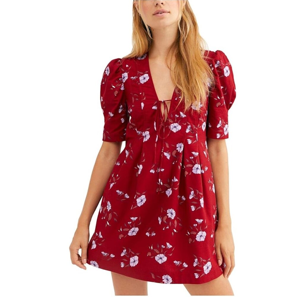 Free People, Adelle Tunic, Red, Size XS, NWT
